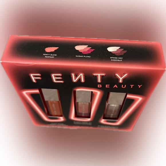 ✨HP✨💋FENTY BEAUTY💋Glossy Posse VIII 3pc Lip Luminizer Set Limited Edition/NIB - Picture 7 of 9